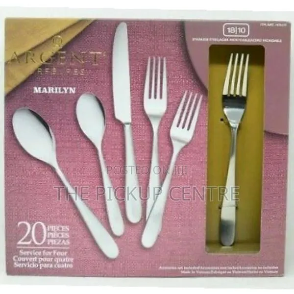 ARGENT, 20 Piece Flatware Set Stainless Steel Steel Knives · Photo 1