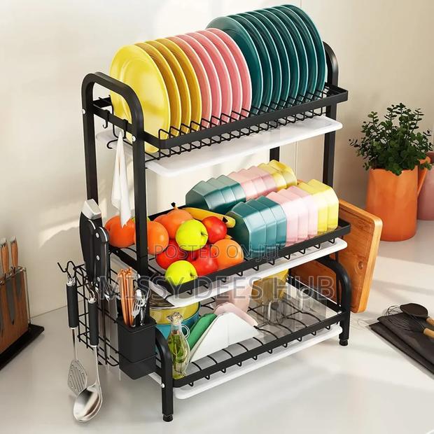 3 Tier Dish Drying Rack · Photo 5