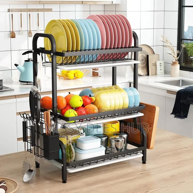 3 Tier Dish Drying Rack · Photo 3