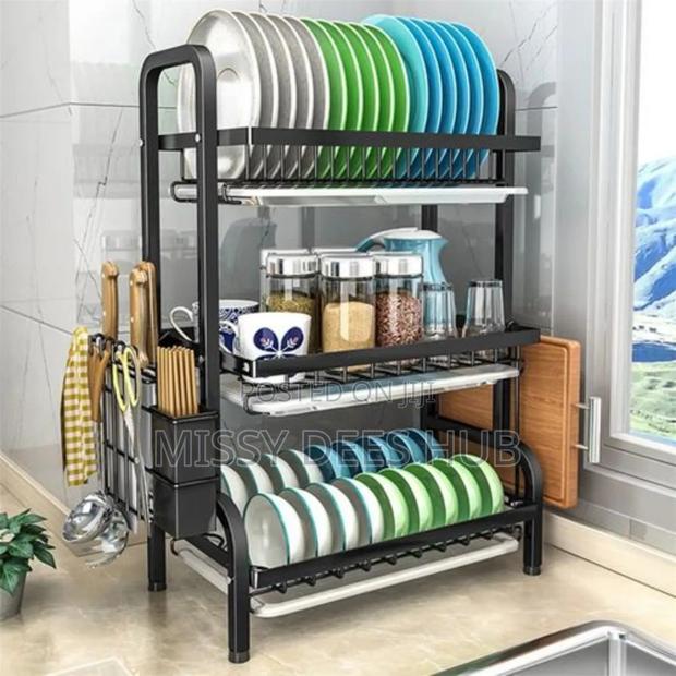 3 Tier Dish Drying Rack · Photo 1