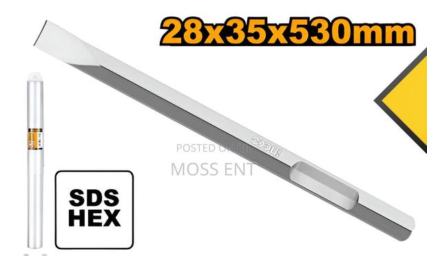 Hex Chisel 28x35x 530mm - Flat - DBC · Photo 1