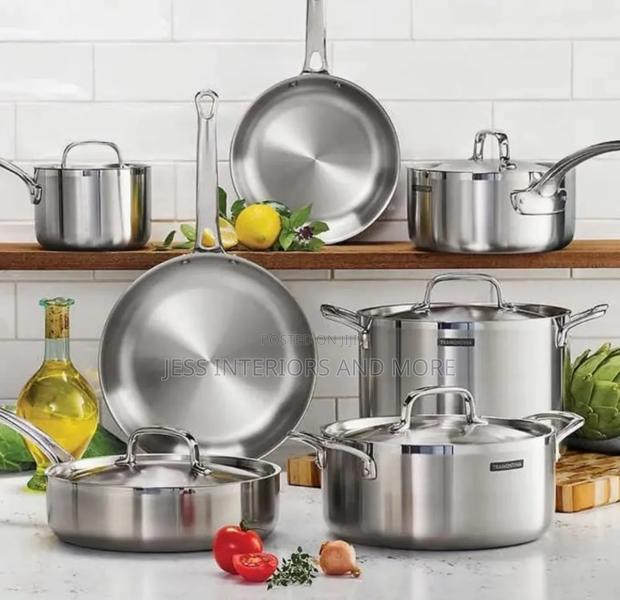 Tramontina 12piece Tri-ply Clad Stainless Steel Cookware Set · Photo 2