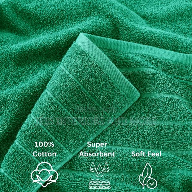 Casa Platino Green Bath Towel Set of 8 · Photo 4