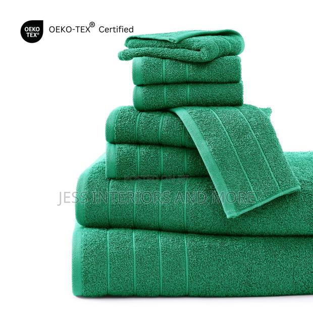 Casa Platino Green Bath Towel Set of 8 · Photo 6