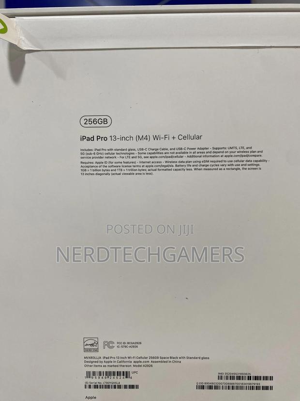 New Apple iPad Pro 12.9 (2022) 256 GB Black · Photo 2