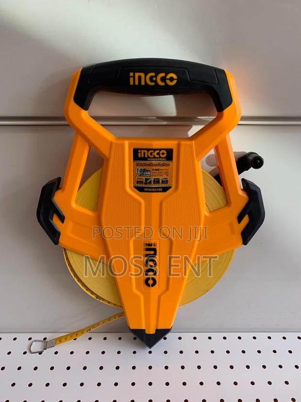 Fibreglass Measuring Tape 100mx12.5mm - Hfmt83100 · Photo 1