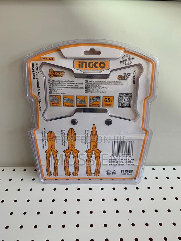 3 PCS Compound Action Pliers Set 8" - Hkcps5831 · Photo 2