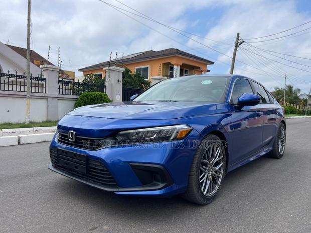 Honda Civic EX-L 2022 Blue · Photo 3