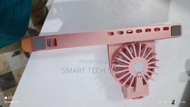 Adjustable Portable Foldable Laptop Stand + Fan RGB Light · Photo 7