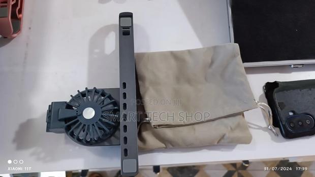 7 Level Foldable Aluminium Laptop Stand + Fan + RGB Light · Photo 5