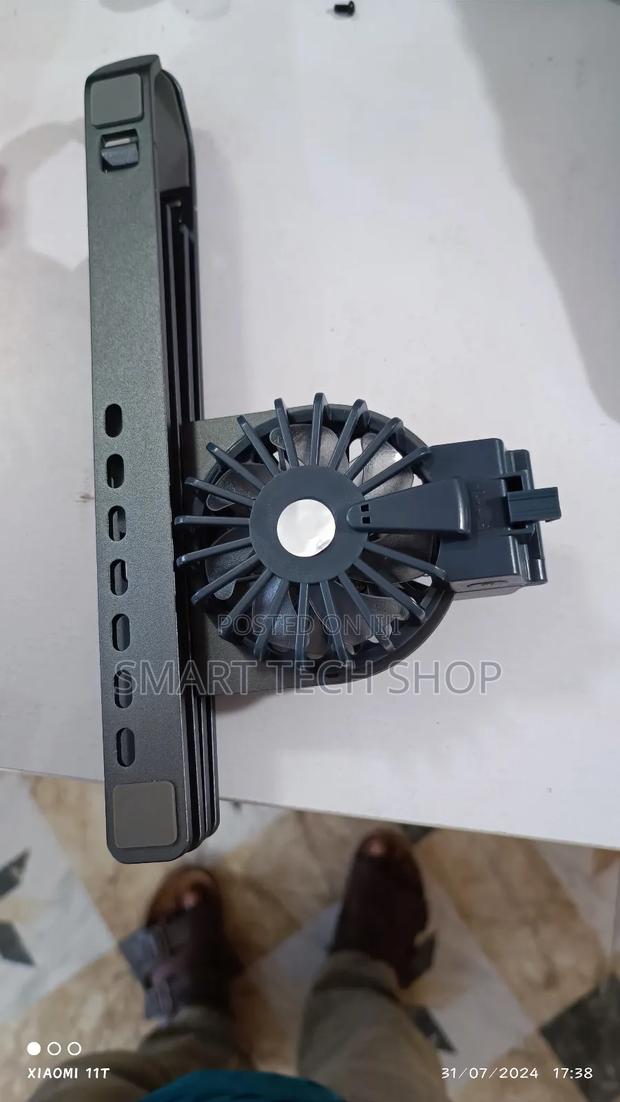 7 Level Foldable Aluminium Laptop Stand + Fan + RGB Light · Photo 8