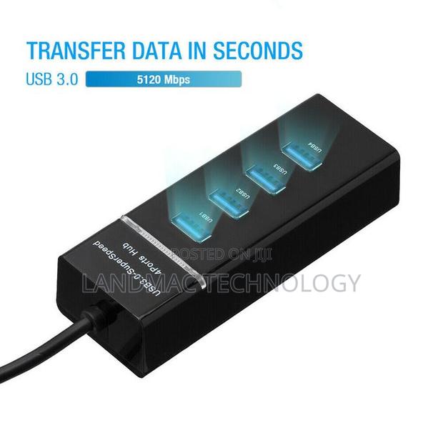 High Speed 4 Port USB 3.0 Multi HUB Splitter Expansion USB · Photo 2