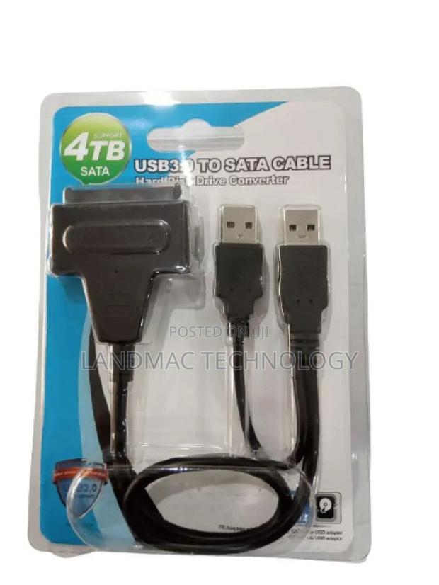 USB 2.0 / USB 3.0 to SATA Cable With 4TB Speed · Photo 1