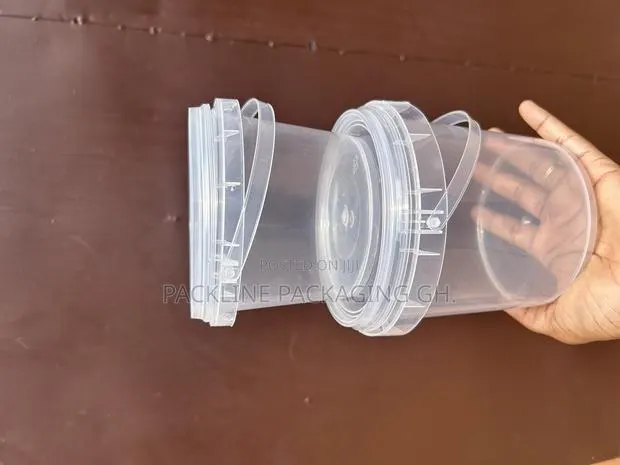 1l Plastic Transparent Temper Proof Bucket · Photo 1