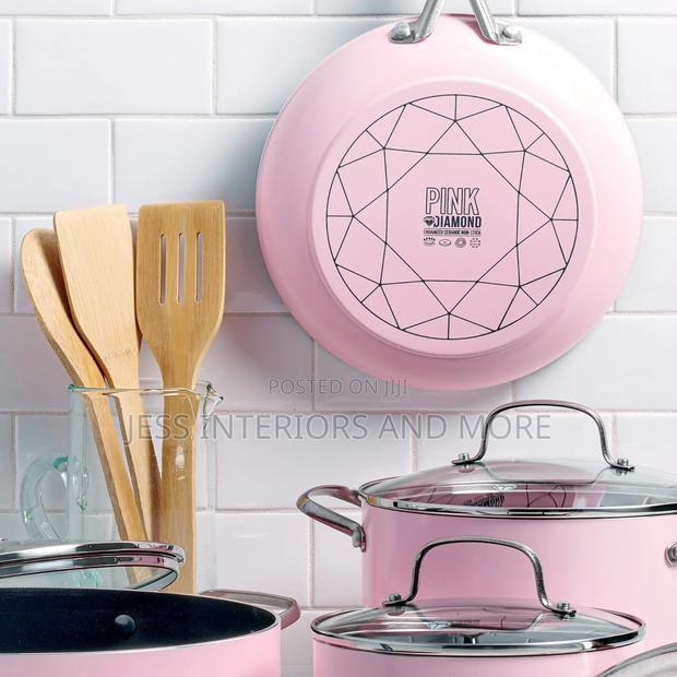 Pink Diamond 30-Piece Non-Stick Cookware Set 
(Pink) · Photo 2