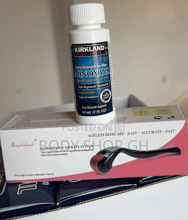 Kirkland Minoxidil + Derma Roller for Beard and Baldness · Photo 1