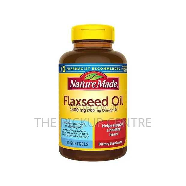 Nature Made Extra Strength Flaxseed Oil Fish Omega 3 100 Softgels · Photo 2