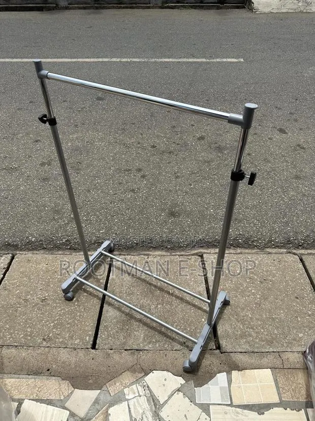 Light Wardrobe Rail, Coat Stand, Clothes Rack Wardrobe Adjustable · Photo 1