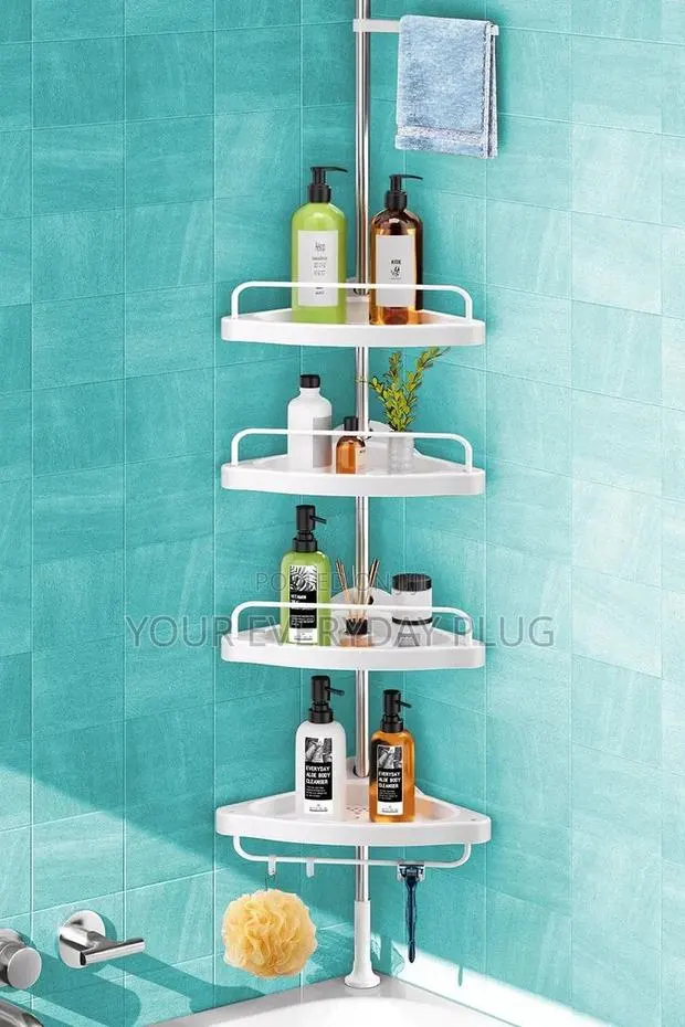 4 Tier Corner Bathroom Racks · Photo 1