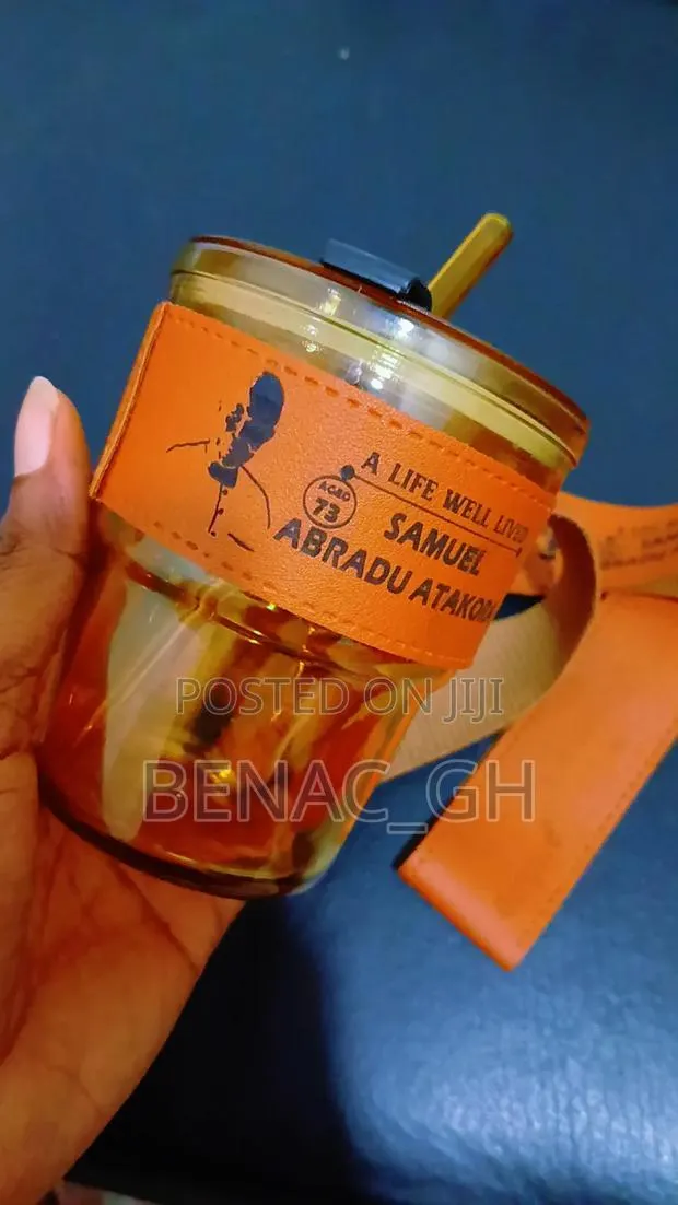 Souvenir Leather Glass Mug Printing · Photo 1