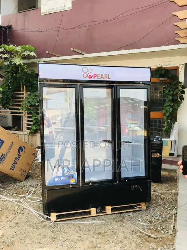 Adorable PVC-150 3 Door Electric Refrigerator(White/Black). · Photo 1