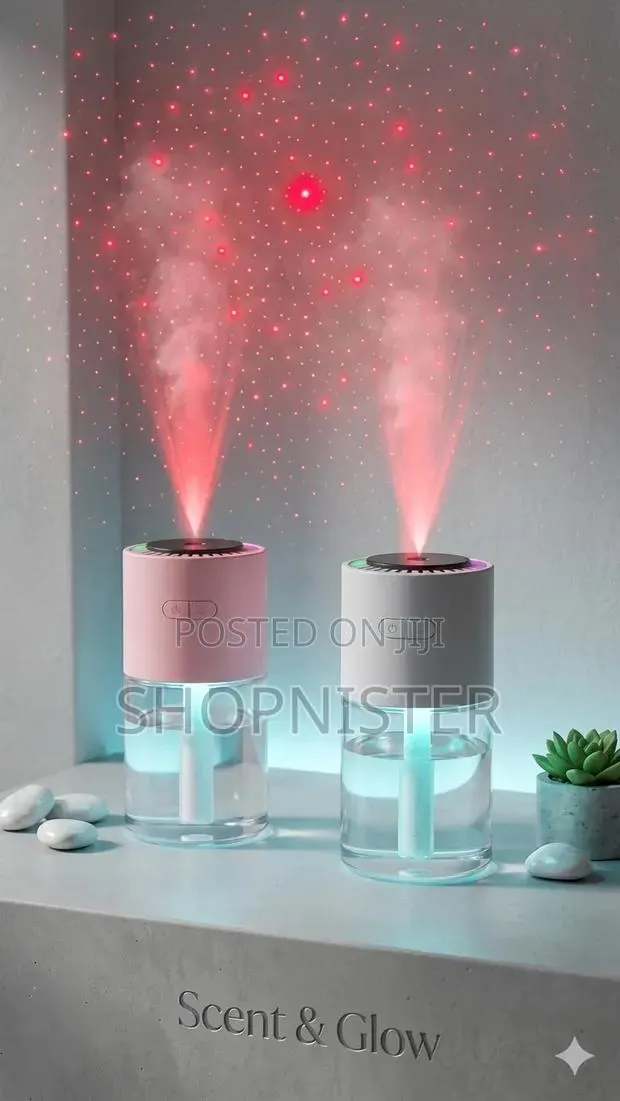 2-in-1 Starry Night Humidifier Essential Oil Diffuser · Photo 1
