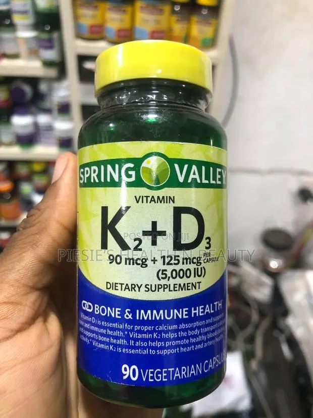 Spring Valley Vitamin (90mcg) + D3 (125mcg) 90 Capsules · Photo 1