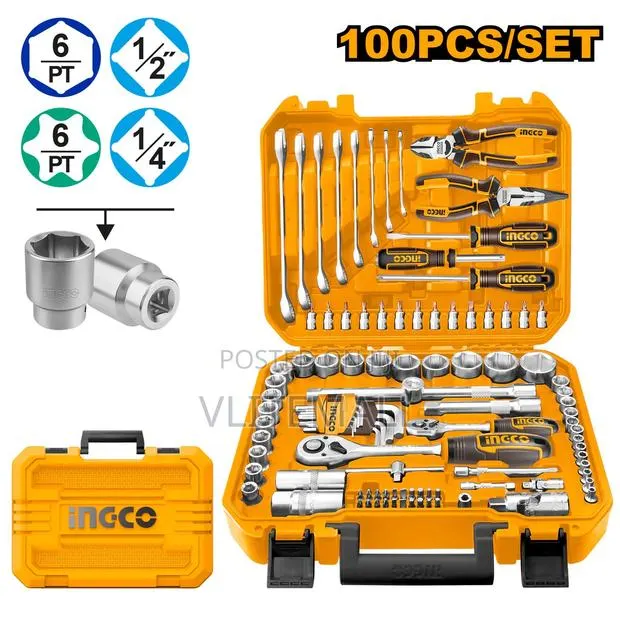 Ingco 100 PCS Tools Set Hkthp21001 Ing-Ht · Photo 1