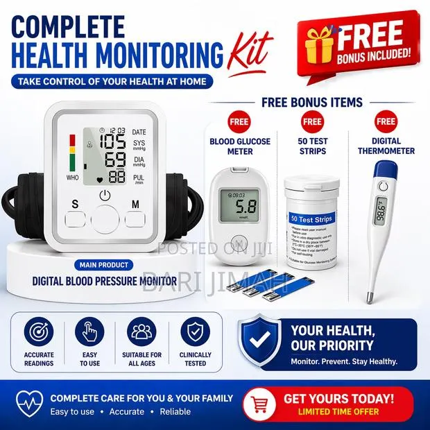 Digital Blood Pressure Monitor –Accurate, Fast Easy to Use · Photo 1