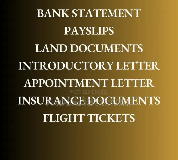 Documents For Visa Application · Photo 1