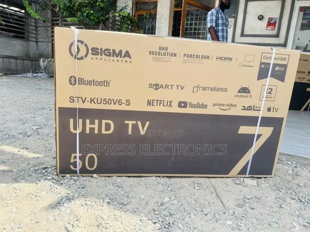 Text 10gig for Sigma Television Uhd Smart 50”Sig-Ku50v6-S · Photo 1