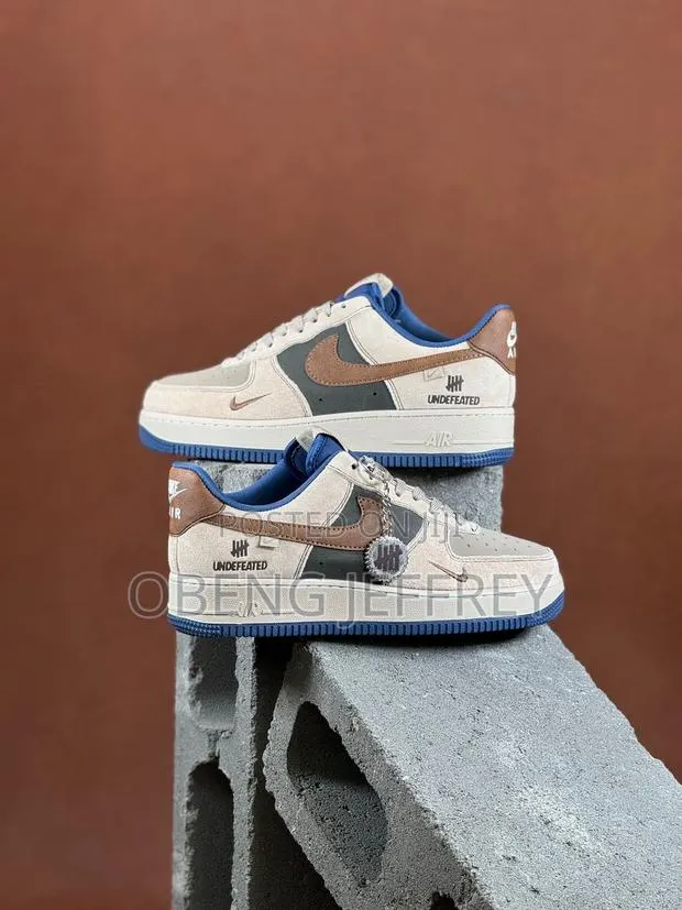 Original Airforce 1 Low Undefeated Custom Brown
