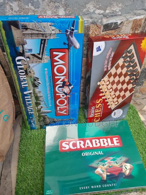 Monopoly, Chess, Scrabble - Board Game Set · Photo 1