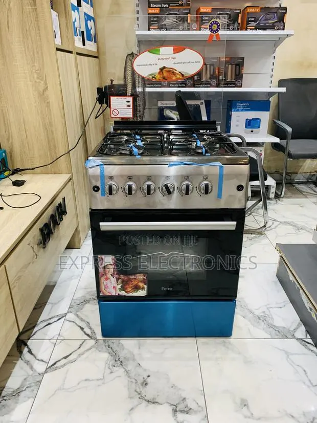 Hot Deals on New Line Gas Cooker 60/60 4burner Oven Grill Rotisserie · Photo 1