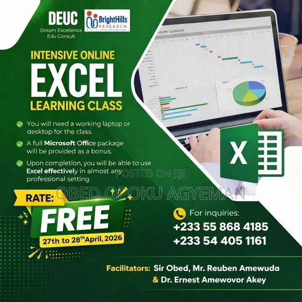 Intensive Excel Course: Free · Photo 1