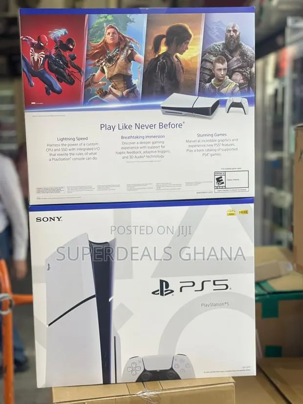 Sony Playstation 5 Slim Disc Edition Ps5 1tb · Photo 1
