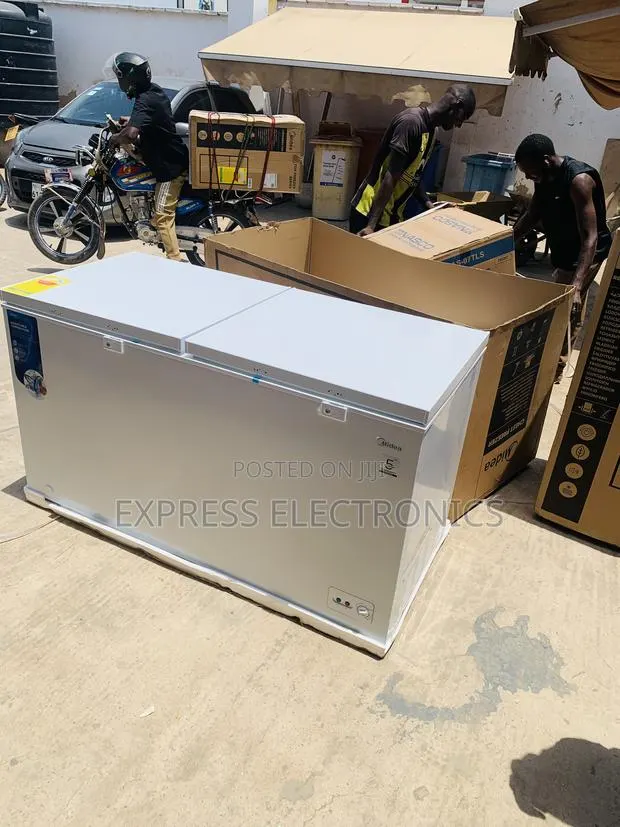 Very Cool Midea 508l Double Door Freezer White · Photo 1