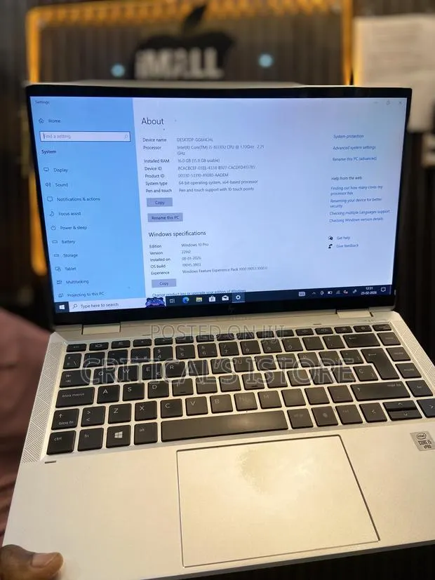 New Laptop HP EliteBook x360 1030 G7 8GB AMD Ryzen 7 SSD 256GB · Photo 1
