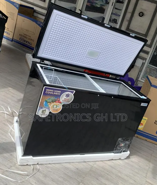 Lastest New Nasco 400 LTRS Chest Freezer – Black (Nas-475fl-B) · Photo 1