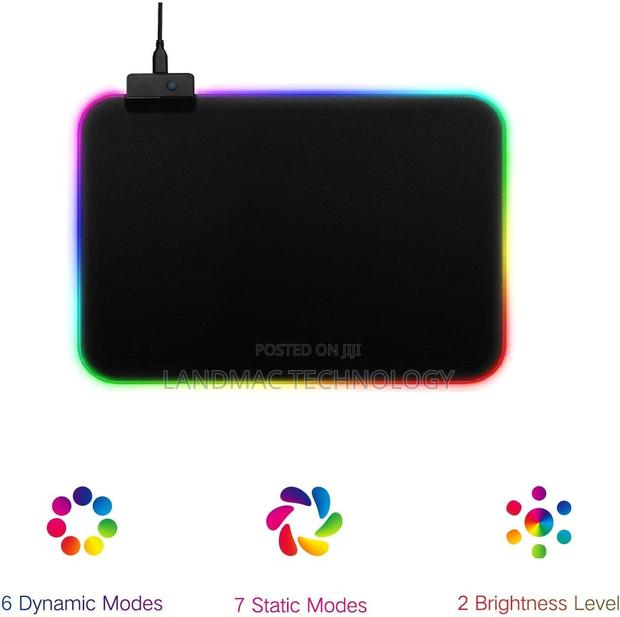 Gaming Mouse Pad RGB, LED Lighting Effects Gaming Mice Pad · Photo 1