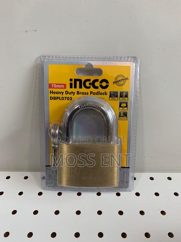 Heavy Duty Brass Padlock 70mm - Dbpl0702 · Photo 1