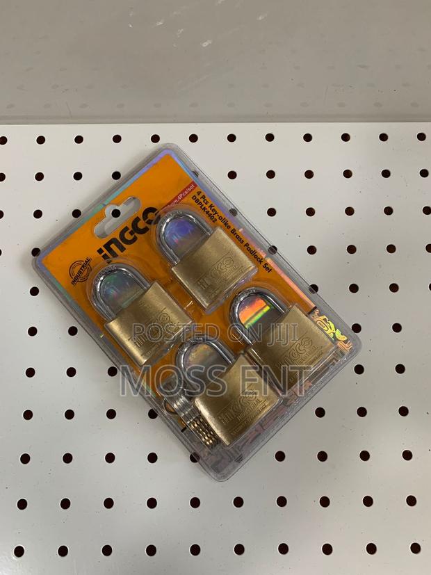 4pcs Key-Alike Brass Padlock Set 40mm - Dbplk4402 · Photo 2