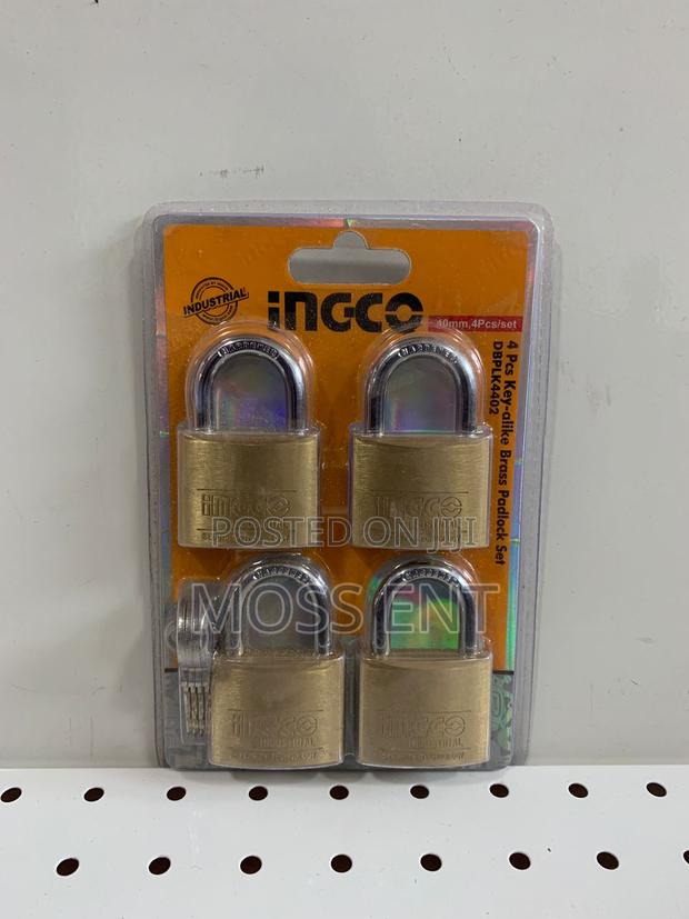 4pcs Key-Alike Brass Padlock Set 40mm - Dbplk4402 · Photo 1