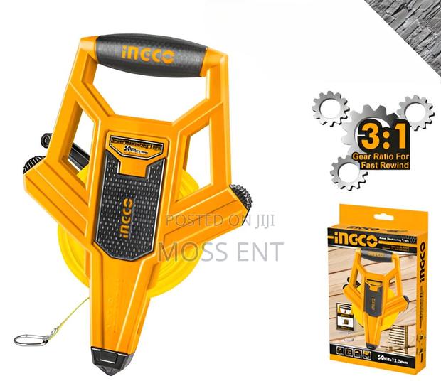 Fibreglass Measuring Tape 50mx12.5mm - Hfmt8250 · Photo 1