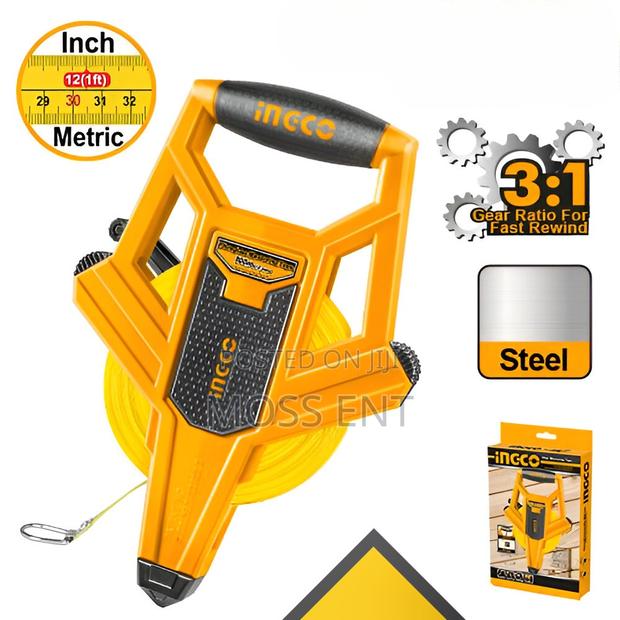 Fibreglass Measuring Tape 100m - Hfmt82100 · Photo 1