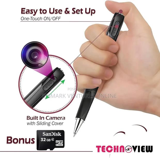 12mp Spy Camera Hd 1080p Hidden Camera Pen V8 · Photo 4