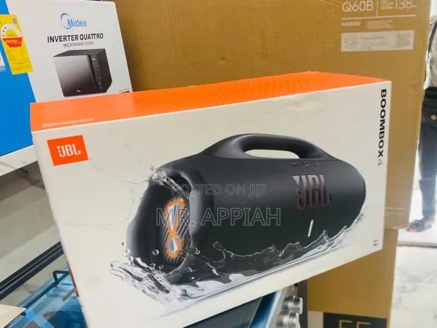 Efficient JBL Boombox 4 Portable Bluetooth Speaker(Black) · Photo 1