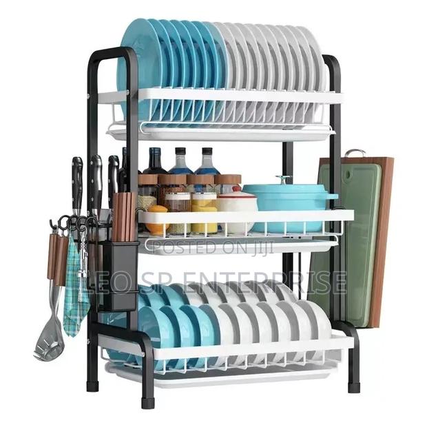 Modern Stainless Steel Kitchen Rack · Photo 1