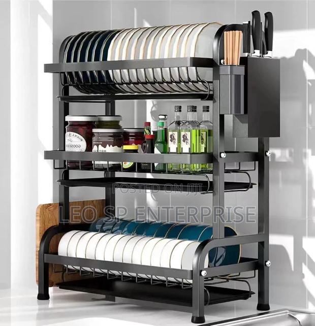 Modern Stainless Steel Kitchen Rack · Photo 3