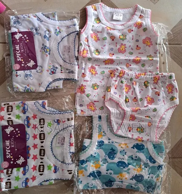 Baby Girls Singlet With Pant 0 To 6months ( 3 Set) · Photo 1